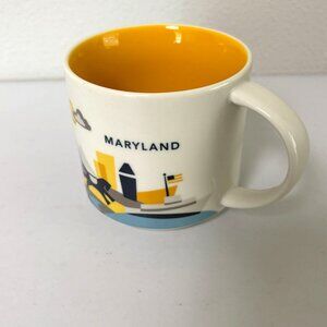 Starbucks Maryland You Are Here Coffee Tea Mug 14 oz Crabs Horse 2015